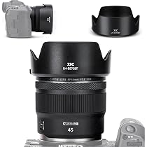 Amazon | JJC ES-73B 可逆式 花形レンズフード Canon RF 45mm F1.2 STM